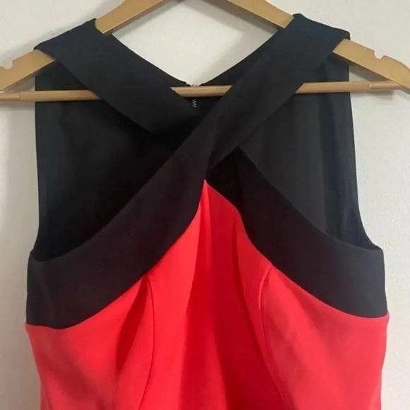 DKNY Coral and Black Dress - Picture 4 of 10